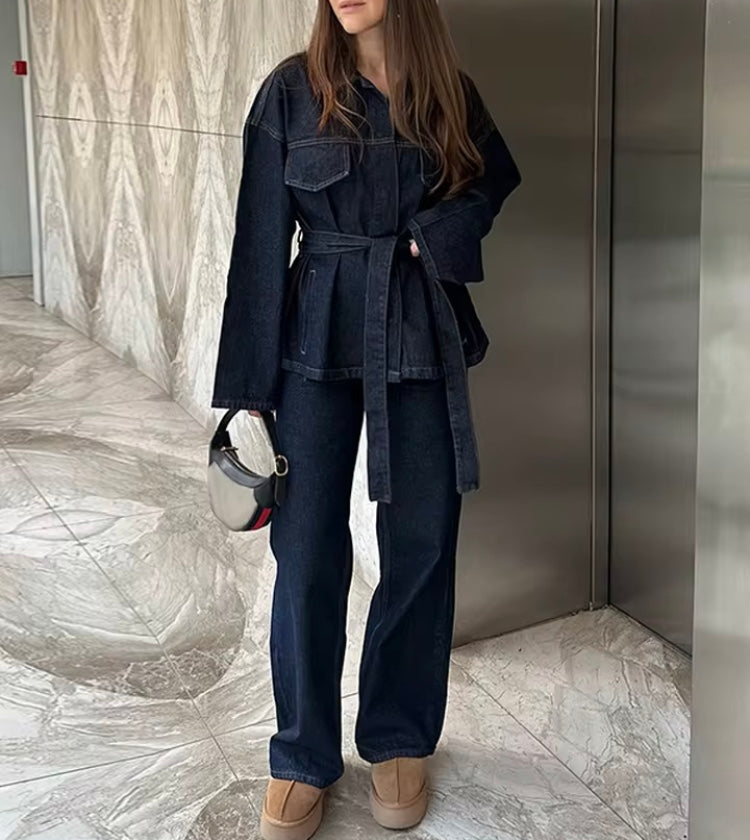 Ensemble denim chic 2 pièces