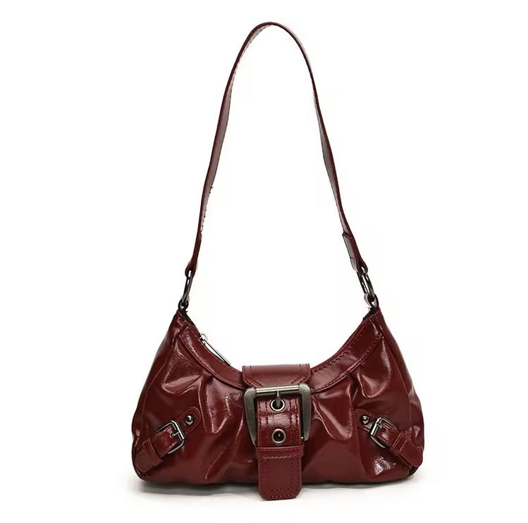 Sac bandoulière plissé