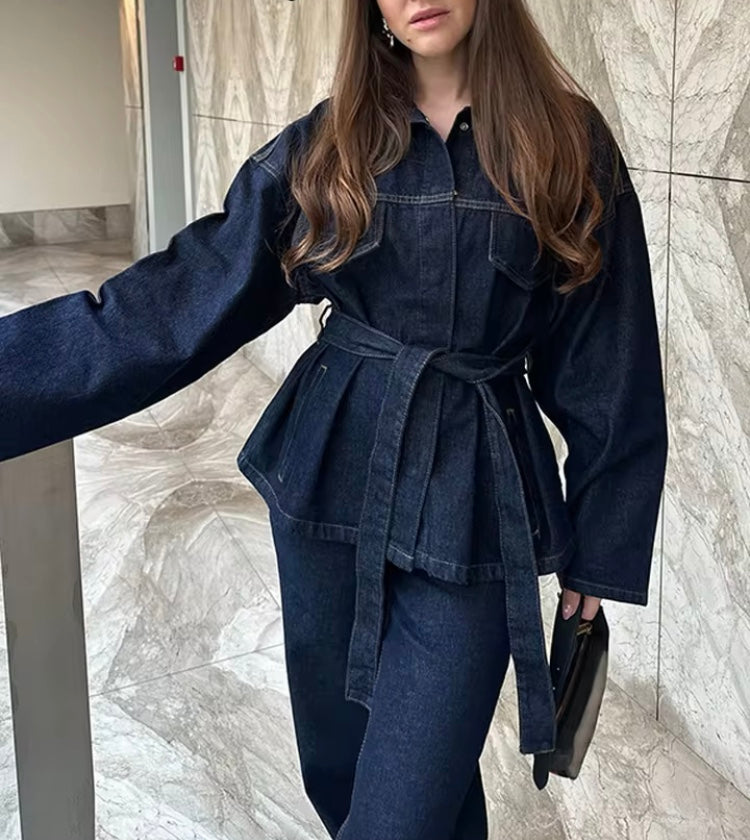 Ensemble denim chic 2 pièces