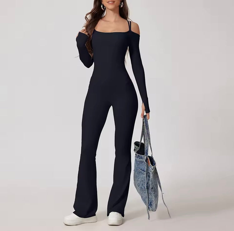 Combinaison Femme à Manches et Bretelles – Élégante, Moderne & Polyvalente