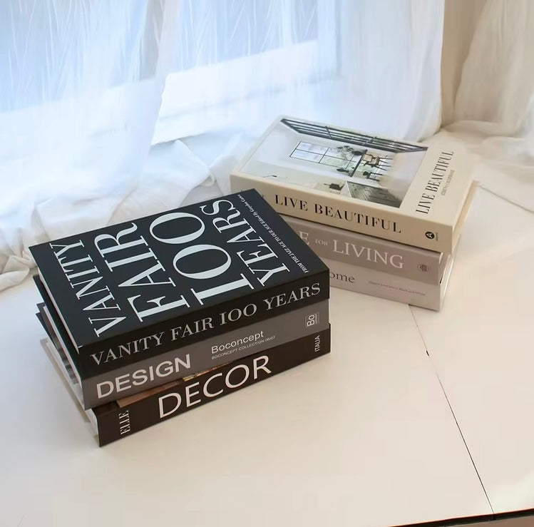 Faux Livres de Luxe – Décoration Moderne & Nordique