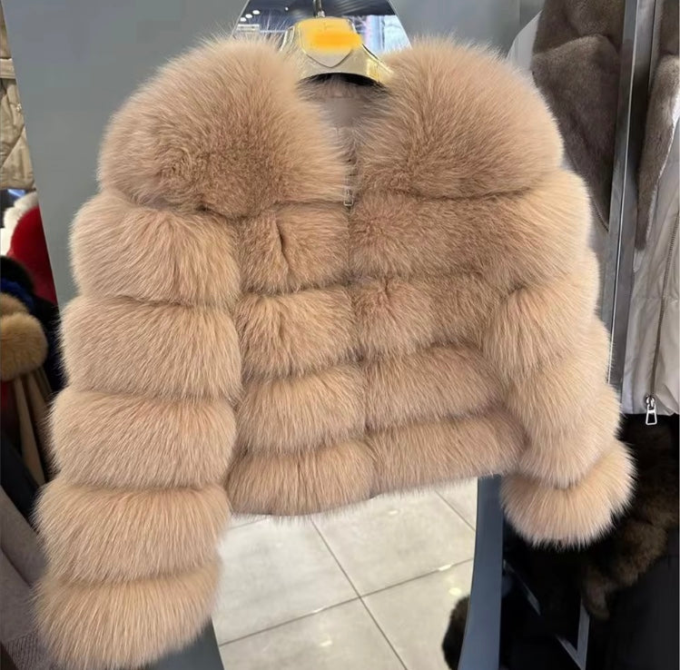 Doudoune Femme chic en Fausse Fourrure - Manteau Hiver Élégant et Douillet