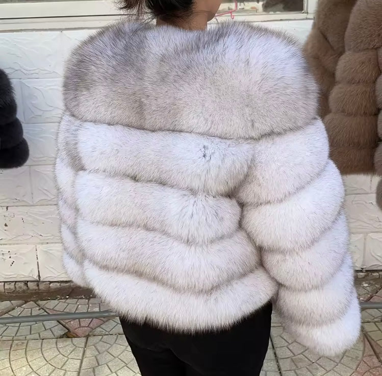 Doudoune Femme chic en Fausse Fourrure - Manteau Hiver Élégant et Douillet