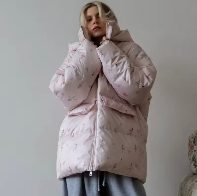 Doudoune Extra Large à Motifs – Ultra Chaude & Tendance