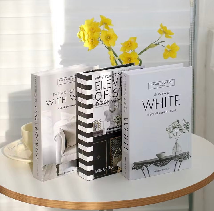 Faux Livres de Luxe – Décoration Moderne & Nordique