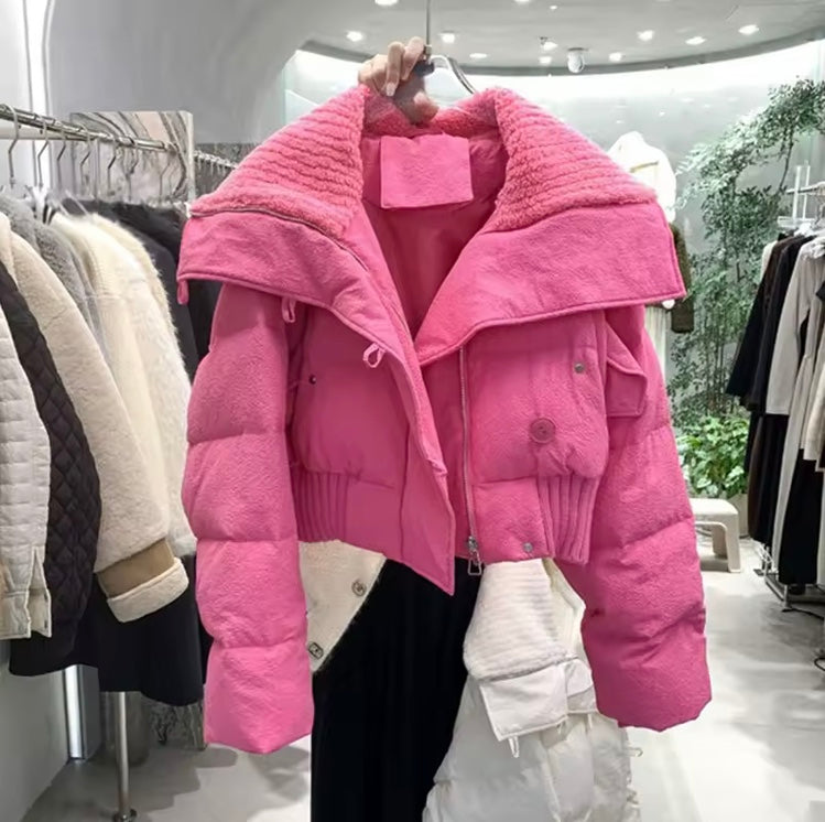 Parka courte matelassée style coréen