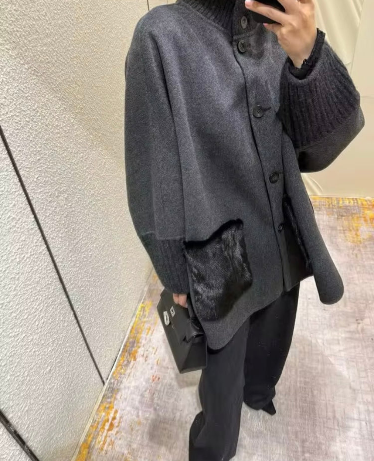 Pull Tricot Femme Ample – Motif Argyle, Automne/Hiver 2025