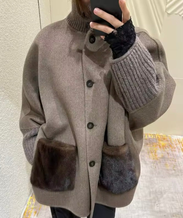 Pull Tricot Femme Ample – Motif Argyle, Automne/Hiver 2025