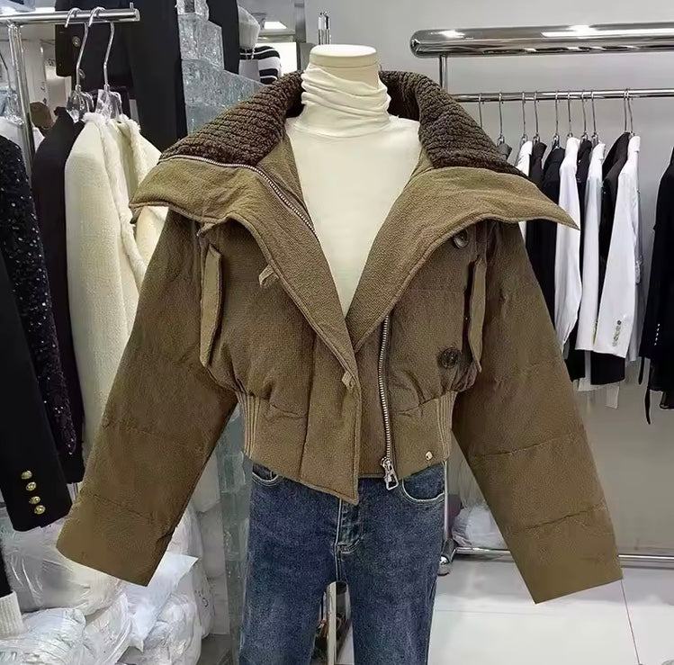 Parka courte matelassée style coréen