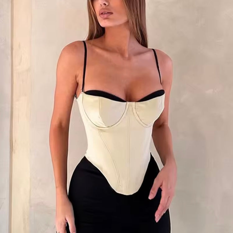 Corset pour Femme – Débardeur à Ourlet Sculptant